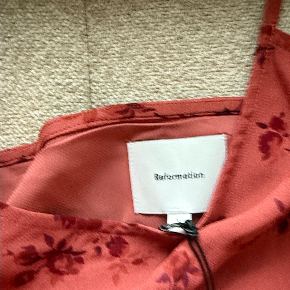 NWT - Reformation Emerick Midi Dress - Picture 2 of 5